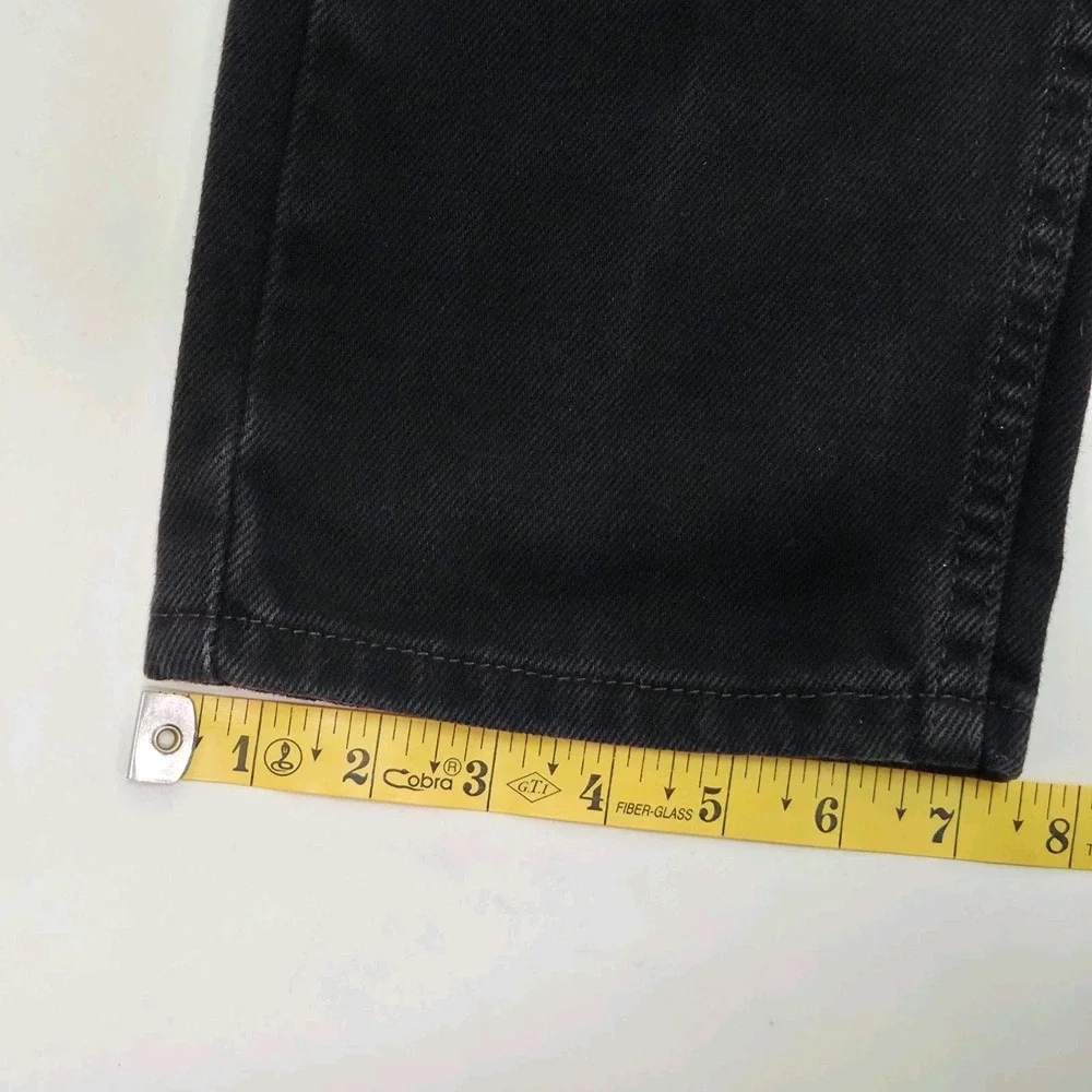 Levi's NWT Men's 505 Regular Straight Leg Jeans Black Cotton 29x34 Grunge Goth